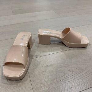 Nicole Miller Jelly Block Heels